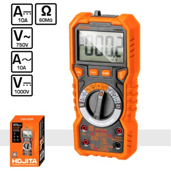 Πολύμετρο ψηφιακό TRUE RMS 6000 μετρήσεων Πολύμετρο ψηφιακό TRUE RMS 6000 μετρήσεων Ανιχνευτές Τάσης - Πολύμετρα
