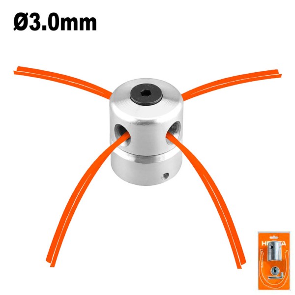 Κεφαλί μεσινέζας 4 εξόδων 3mm 30cm