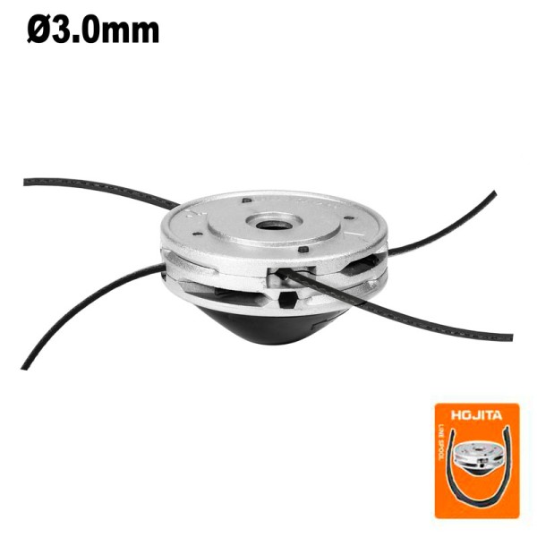 Κεφαλί μεσινέζας 4 εξόδων με καστάνια 3mm 30cm