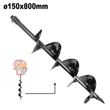 Αρίδα γεωτρύπανου 80cm Αρίδα γεωτρύπανου 80cm