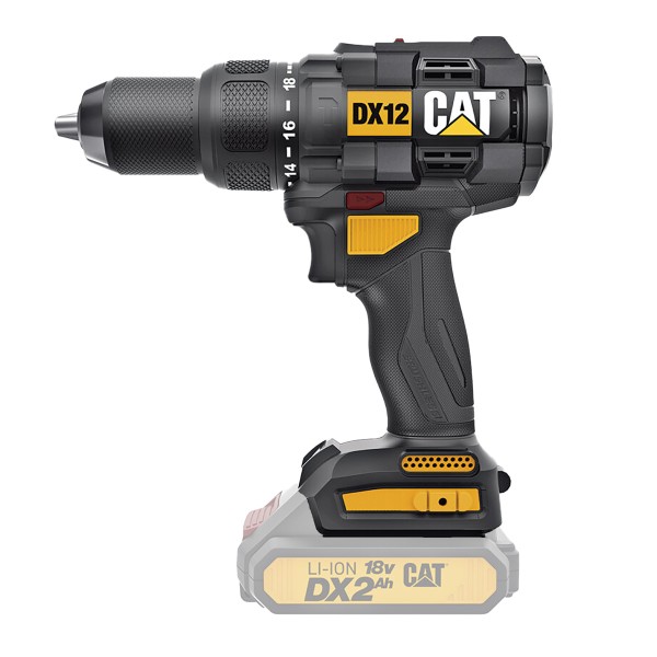 ΔΡΑΠΑΝΟΚΑΤΣΑΒΙΔΟ ΚΡΟΥΣΤΙΚΟ CAT DX12B (SOLO) Li-ion 18V ΔΡΑΠΑΝΟΚΑΤΣΑΒΙΔΑ ΜΠΑΤΑΡΙΑΣ