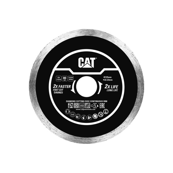 Δίσκος κοπής CAT διαμαντέ 125x22.23x1.6mm DA09023 Δισκοι Κοπης - Λειανσης