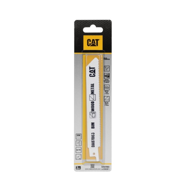 Λάμα σπαθοσέγας ξύλου-μετάλλου CAT 150mm S992HF σετ:2τεμ. DA07003 Λάμες Σέγας - Σπαθοσέγας Λάμα σπαθοσέγας ξύλου-μετάλλου CAT 150mm S992HF σετ:2τεμ. DA07003 Λάμες Σέγας - Σπαθοσέγας