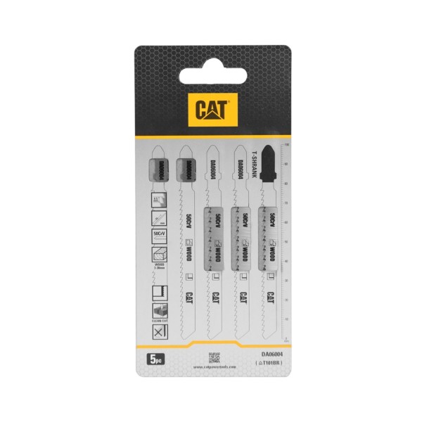 Λάμα σέγας ξύλου CAT 100mm T101BR σετ:5τεμ. DA06004 Λάμες Σέγας - Σπαθοσέγας Λάμα σέγας ξύλου CAT 100mm T101BR σετ:5τεμ. DA06004 Λάμες Σέγας - Σπαθοσέγας