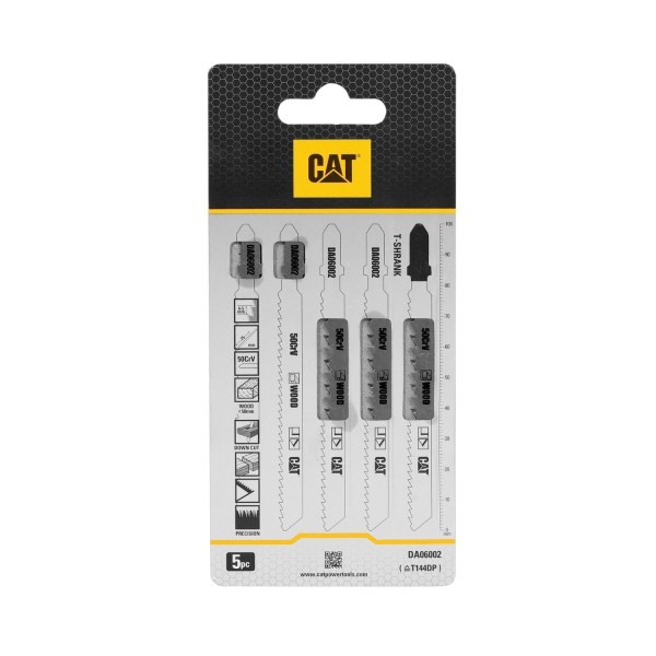 Λάμα σέγας ξύλου CAT 100mm T144DP σετ:5τεμ. DA06002 Λάμες Σέγας - Σπαθοσέγας Λάμα σέγας ξύλου CAT 100mm T144DP σετ:5τεμ. DA06002 Λάμες Σέγας - Σπαθοσέγας
