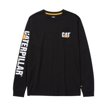 Μπλουζάκι CAT μακρυμάνικο trademark tee μαύρο 2XL 1510034 