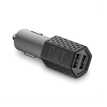 CAT Φορτιστής αυτοκινήτου 3.4A γρήγορης φόρτισης 2xUSB BLK(F-G)
