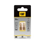 Μύτη κατσαβιδιού σταυρός CAT με μέγεθος PH2 25mm συσκευασία 2τεμ. DA01001 Μύτες Κατσαβιδιών