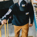 Μπλουζάκι CAT μακρυμάνικο trademark tee μαύρο L 1510034 