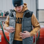 Μπλούζα φούτερ CAT με κουκούλα trademark bronze M W10646 ΡΟΥΧΑ ΕΡΓΑΣΙΑΣ