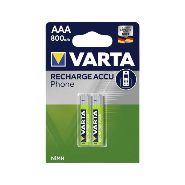 Varta 12538 Μπαταρία AAA Επαναφορτιζόμενη Accu Power (2τεμ./blister) Varta 12538 Μπαταρία AAA Επαναφορτιζόμενη Accu Power (2τεμ./blister)