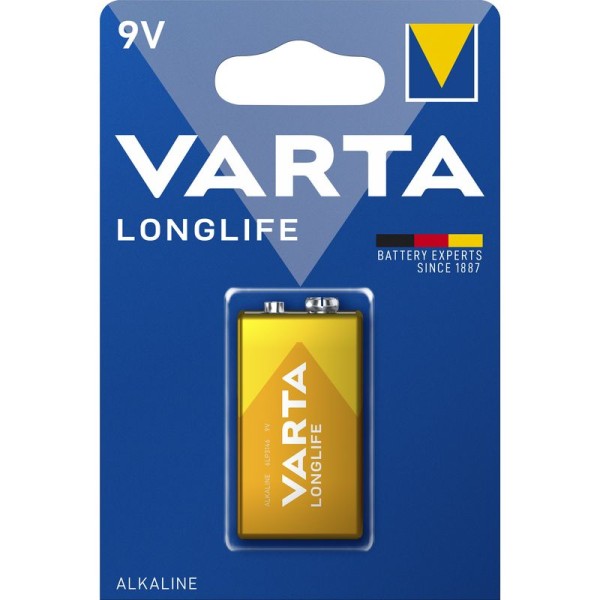 Varta 120308 Μπαταρία Longlife 9V (1τεμ./blister)