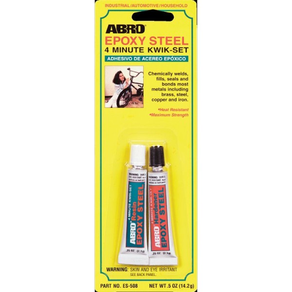 Abro ES-508-M Εποξική Κόλλα Μετάλλου 5min Σωληνάριο 15gr 