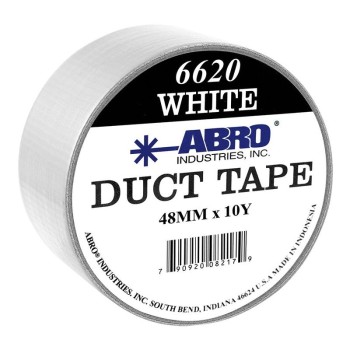 Abro 6620-W Αυτοκόλλητη Υφασμάτινη Λευκή Ταινία 50mm x 9m Abro 6620-W Αυτοκόλλητη Υφασμάτινη Λευκή Ταινία 50mm x 9m