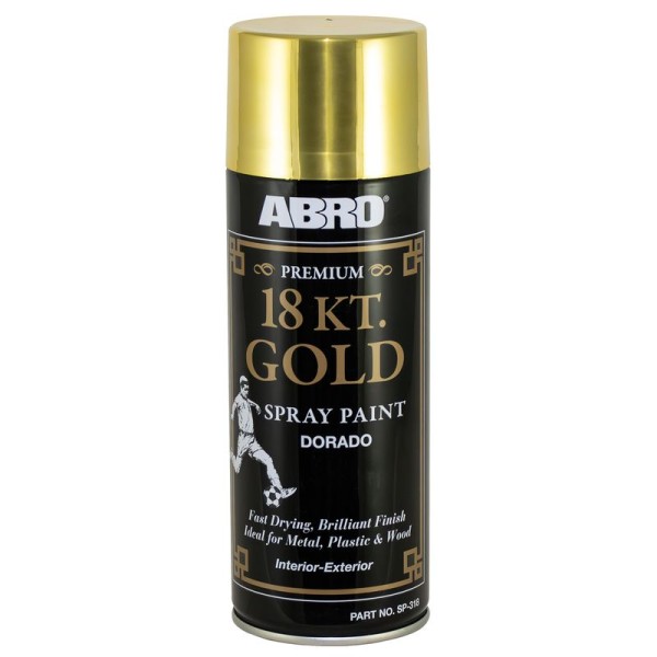 Abro SP-318 Spray Χρυσό Καθρέπτης 230gr 