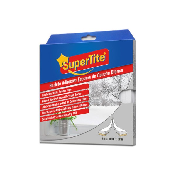 Supertite 2705 Μονωτικό Αυτοκόλλητο Λευκο 9mm x 6m Supertite 2705 Μονωτικό Αυτοκόλλητο Λευκο 9mm x 6m