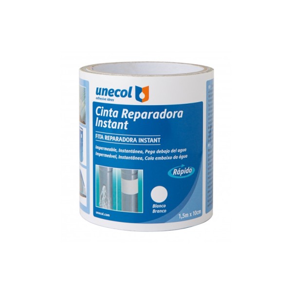 Unecol 7709 Ταινία Άμεσης Επισκευής Άσπρη 100mm 1.5m Unecol 7709 Ταινία Άμεσης Επισκευής Άσπρη 100mm 1.5m