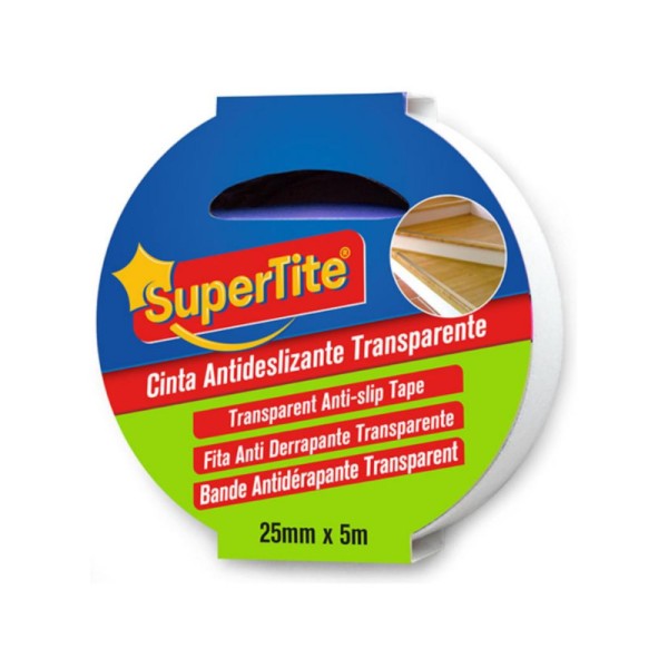 Supertite 8068 Αντιολισθητική Ταινία Διάφανη 25mm 5m 