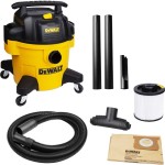 Dewalt DXV23PTA Σκούπα Υγρών/Στερεών 23L με Πρίζα για Εργαλεία 