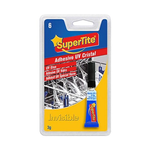 Supertite 2506 Glass Bond Κόλλα Γυαλιού με UV 3gr Supertite 2506 Glass Bond Κόλλα Γυαλιού με UV 3gr