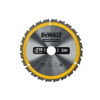 Dewalt DT1952 Δίσκος Κοπής Ξύλου 216x30x24T 
