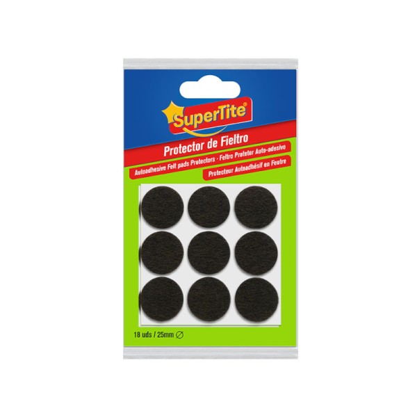 Supertite 8130 Στρογγυλά Τσοχάκια Μαύρα 25mm 18TMX