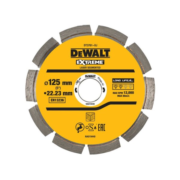 Dewalt DT3761 Διαμαντόδισκος 125mm 