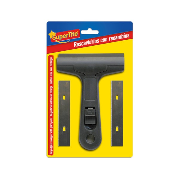 Supertite 3337 Επαγγελματική Ξύστρα Γυαλιού με 2 Λεπίδες Supertite 3337 Επαγγελματική Ξύστρα Γυαλιού με 2 Λεπίδες