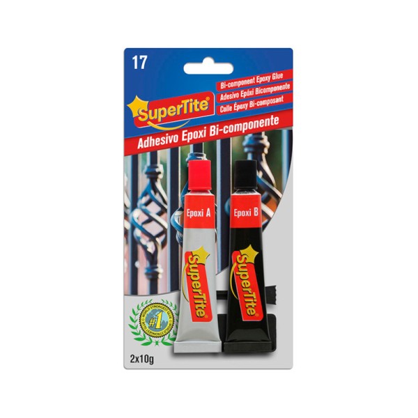 Supertite 2517 Εποξική Κόλλα Γρήγορη 10gr 2 Σωληνάρια 