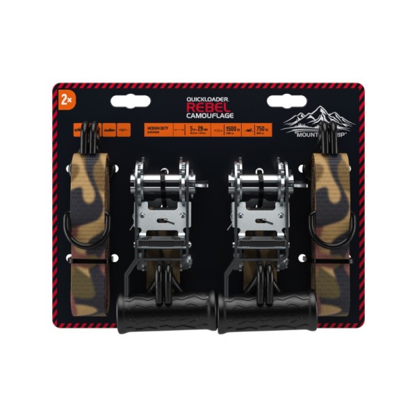 Quickloader QLR1500MD Rebel Camouflage Ιμάντας Φορτιών 5m x 29m 2ΤΜΧ