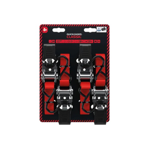 Quickloader QCL500LDR Classic Ιμάντες Φορτιών 4m x 25mm 4ΤΜΧ Quickloader QCL500LDR Classic Ιμάντες Φορτιών 4m x 25mm 4ΤΜΧ