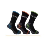 JCB JCBX000093 High Vis Μαύρες Ανδρικές Κάλτσες 3 Ζεύγη 39-46