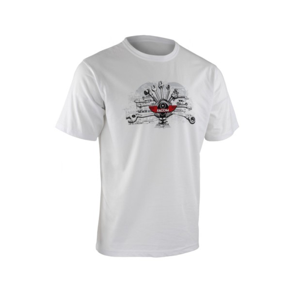 Facom FXWW9102E-FR M Κοντομάνικο με Σχέδιο FR-M 