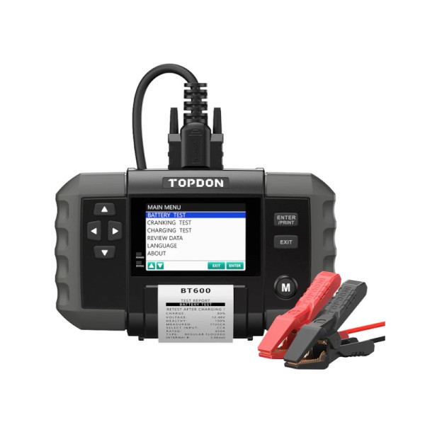 Topdon BT600 Διαγνωστικό Μπαταρίας 12V/24V 
