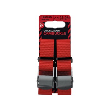 Quickloader QCAM300LD Iμάντας Φορτιών με Κούμπωμα 2.5m x 20mm 2ΤΜΧ 