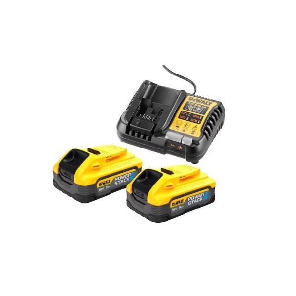 Dewalt DCB1104H2 Φορτιστής & 2 Μπαταρίες PowerStack 5.0Ah Dewalt DCB1104H2 Φορτιστής & 2 Μπαταρίες PowerStack 5.0Ah