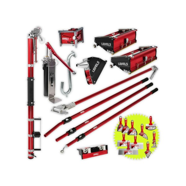 LEVEL5 4-600P Επαγγελματικό Σετ Εργαλείων Στοκαρίσματος & Φινιρίσματος 12ΤΜΧ