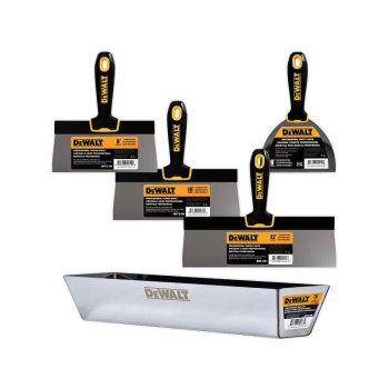 Dewalt 3-173 SS Σετ Ανοξείδωτες Σπάτουλες 4ΤΜΧ & Σκαφάκι 