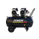 Zemek DOF1500x2-100 Αθόρυβος Αεροσυμπιεστής Χωρίς Λάδι με 2 Αντλίες 3.5HP 100Lt 8Bar 