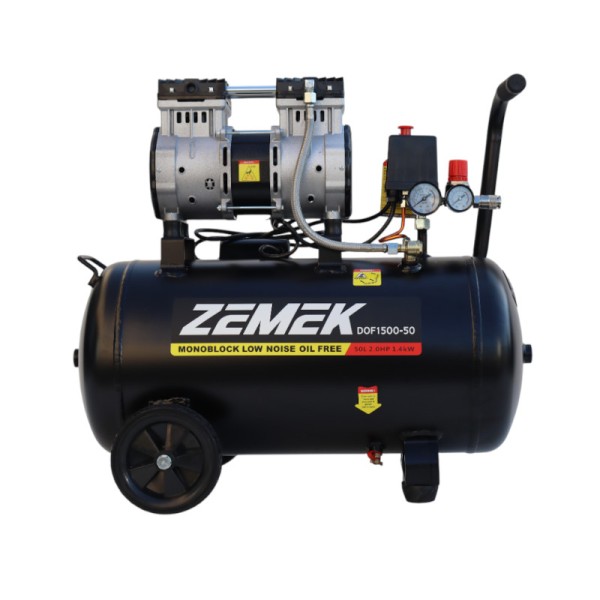 Zemek DOF1500-50 Αθόρυβος Αεροσυμπιεστής Χωρίς Λάδι 2.0HP 50Lt 8Bar Zemek DOF1500-50 Αθόρυβος Αεροσυμπιεστής Χωρίς Λάδι 2.0HP 50Lt 8Bar
