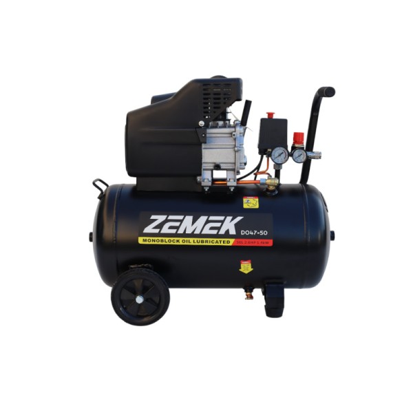 Zemek DO47-50 Αεροσυμπιεστή Μονομπλόκ Λαδιού 2HP 50Lt 8Bar 