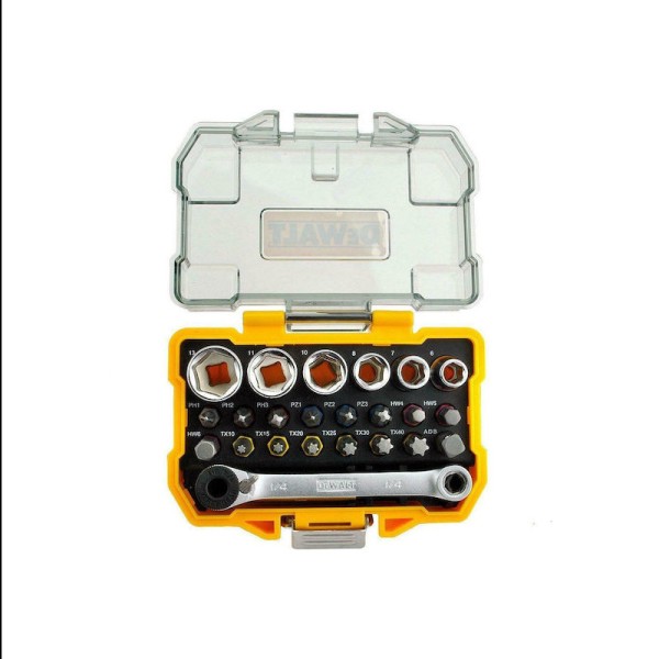 Dewalt DT71516M Σετ Καρυδάκια με Μύτες 1/4 