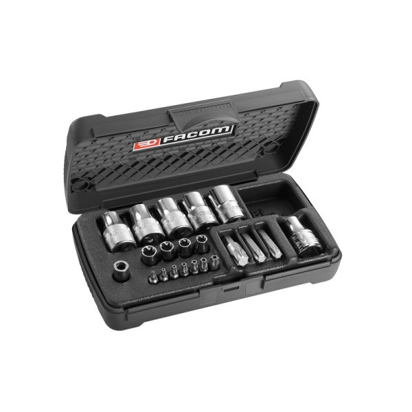 Facom RSX.19BPB Σετ Καρυδάκια & Μύτες Torx 21TMX Facom RSX.19BPB Σετ Καρυδάκια & Μύτες Torx 21TMX