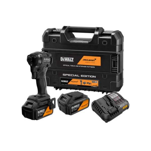 Dewalt DCF86MP2T McLaren Παλμικό Κατσαβίδι 18V 2x5Ah TSTAK 