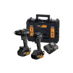 Dewalt DCK2222MP2T McLaren Σετ Κρουστικό Δραπανακατσάβιδο & Παλμικό Κατσαβίδι 18V 2×5.0Ah TSTAK 