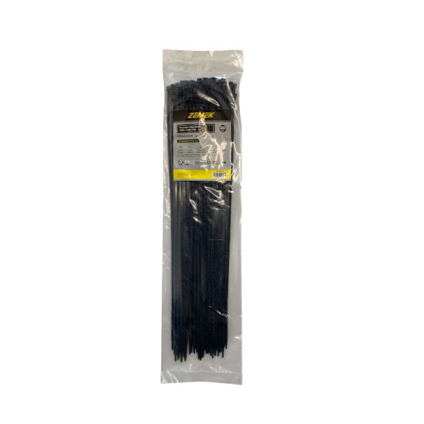 Zemek ZK-S-450-18-B Δεματικά Καλωδίων 4.8x450mm Μάυρα 100ΤΜΧ