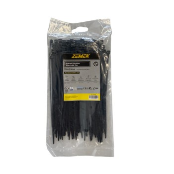 Zemek ZK-I-150-6-B Δεματικά Καλωδίων 3.6x150mm Μαύρα 100ΤΜΧ