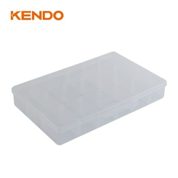 Kendo 90225 Ταμπακιέρα Εργαλείων Διαφανή 18 Θέσεων 31cm / 12-1/7