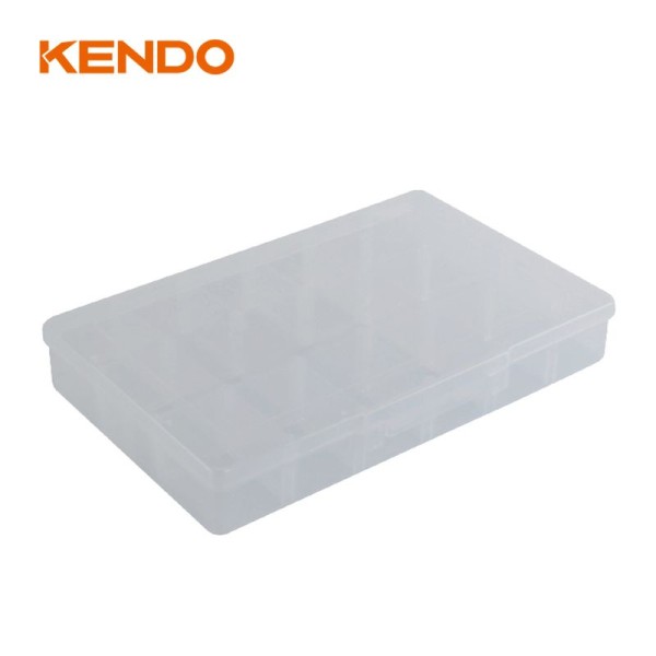 Kendo 90225 Ταμπακιέρα Εργαλείων Διαφανή 18 Θέσεων 31cm / 12-1/7 Kendo 90225 Ταμπακιέρα Εργαλείων Διαφανή 18 Θέσεων 31cm / 12-1/7