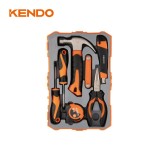 Kendo 86129 Σετ Εργαλείων 13TMX Πλαστική Βαλίτσα